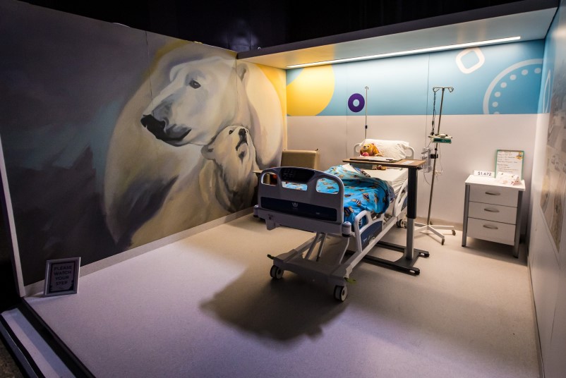 An example of the artwork the Children's Foundation is looking for in the freshly renovated CK5 floor at the Children's Hospital. (Graffiti Galley)